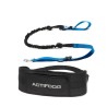 Ceinture Ventrale avec Laisse Rétractable Blue 3 Taille - Mains Libres, Indispensable pour Promenade, Jogging avec Votre Chien