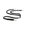 Laisse CANICROSS double amortisseur extensible 2m